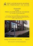 Produkt-Bild: Festschrift 20 Jahre Freie lauenburgische Akademie: mit 11 Beitr&auml;gen aus ihren Fachbereichen