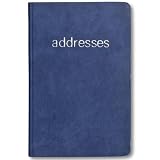 Plan Ahead Small Telephone/Address Book, Smooth Cover, Assorted Colors, Color May Vary (70410)