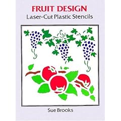 Fruit Design Laser-Cut Plastic Stencils (Laser-Cut Stencils)