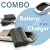 Canon {COMBO} BP-511 Compatible Li-Ion Battery VALUE PACK with {Charger Set- desktop AND vehicle/car charge}