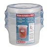 Cambro RFS2PPSW3190 2-Quart Round Food-Storage Container with Lid, Set of 3