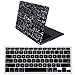 HDE MacBook Air 13 inch Case - Hard Shell Cover Keyboard Skin Fits Previous Generations A1466 A1369 (2008-2017) - Black Physics Formula