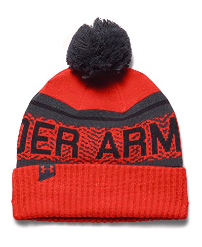 Under Armour Men's Retro Pom 2.0 Beanie, Fuego (826), One Size