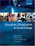 Education, Globalization and Social Change
