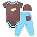 Hudson Baby Layette Set, Cow, 6-9 Months
