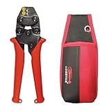 ロブテックス(エビ)印 圧着工具 裸圧着端子用・スリーブ(P.B)用 AK1MAH (オリジナルツールケース付)