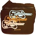 Diaper Dude Ultra Suede Guitar Diaper Bag - Messenger Style