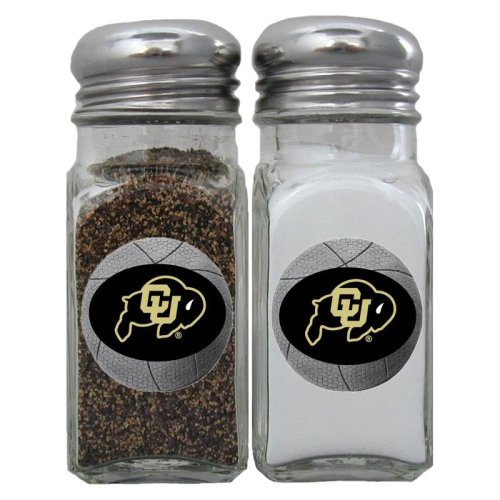 Buy Colorado Golden Buffaloes Basketball Salt Pepper Shaker Set - NCAA College Athletics by Bergamot