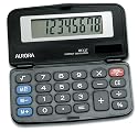Aurora HC127 Dual Power Executive Foldable Style 8 Digit Hardcase Calculator