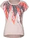 Native Feather Print Girls Tee