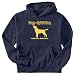 Sweatshirt Navy Blue  Dog Addiction Labrador Retriever  Dog