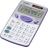 カシオ計算機 EZ-USB テンキー電卓 大判手帳サイズ ブルー SZ-12BU-N