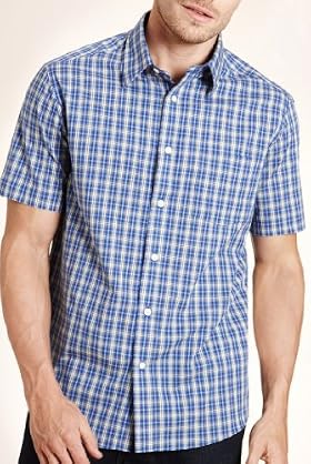 Blue Harbour Pure Cotton Picnic Check Shirt [T25-8187B-S]