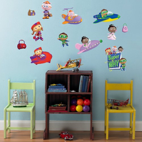 Super Why! Removable Wall Decorations Party Accessory-image