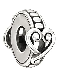 Authentic Chamilia Sterling Silver Charm "Affection" 2610-0003