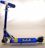 New Blue Kick Scooter w/LED Lighted Wheels