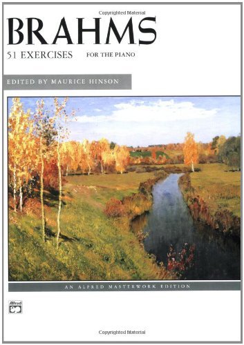 Brahms: 51 Exercises for Piano (Alfred Masterwork Edition)