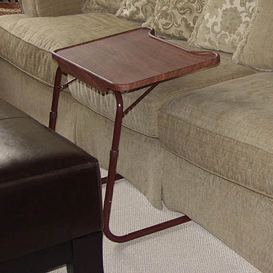 Table-Mate Woodgrain - Portable Table (Dark Walnut) (21