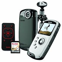 Kodak PlaySport (Zx3) HD Waterproof Pocket Video Camera Bundle (Black)