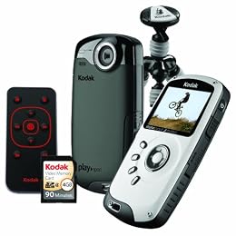 Kodak PlaySport Zx3 HD Waterproof Pocket Video Camera Bundle Black 