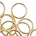 Beadaholique 22K Gold Plated Closed Jump Rings 8mm 20 Gauge (20)