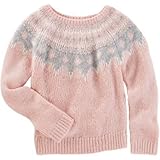 OSHKOSH(オシュコシュ) スパークルフェアアイルセーター ピンク トップスニット 9ヶ月【並行輸入】