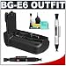 Canon BG-E6 Battery Grip for EOS 5D Mark II Digital SLR Camera + Lenspen + Accessory Kit