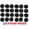 24 Pack Foam Earbud Earpad Ear Bud Pad Replacement Sponge Covers for Earphone, MP3 MP4 Ipod Iphone Itouch Ipad Headsets. Gadgetbrat TM-USA