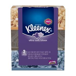Kleenex Ultra Facial Tissue Regular (3 Boxes)
