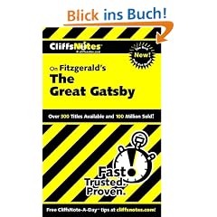 CliffsNotes on Fitzgerald's The Great Gatsby (Cliffsnotes Literature Guides)