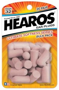 Hearos Ultimate Softness Series Foam Earplugs, 20-Pair
