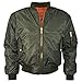 Janisramone Womens Ladies New Ma1 Bomber Vintage Padded Jacket Girls Zip Up Classic Biker Coat