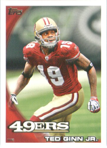 2010 Topps #179 Ted Ginn - San Francisco 49ers (Football Cards)