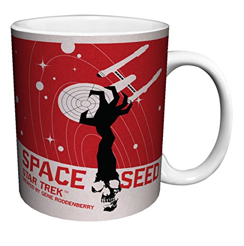 Star Trek Space Seed (Juan Ortiz Art) Sci-Fi TV Television Show Porcelain Gift Coffee (Tea, Cocoa) 11 Oz. Mug