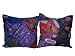2 Ao Blue Embroidery Mirror Works Indian Decorative Cotton Pillow Cushion Case India 16x16 Free Shipping