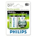 Philips Multi Life NiMH Akku D Mono 2450 mAh 2er Pack