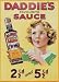 S1069 SMALL DADDIE'S SAUCE METAL ADVERTISING WALL SIGN RETRO ART