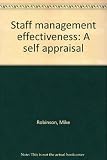 Staff management effectiveness : a self appraisal