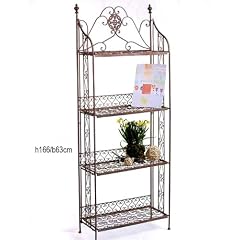 Regal Tecla aus Metall Schmiedeeisen Braun 167cm