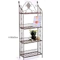 Regal Tecla aus Metall Schmiedeeisen Braun 167cm