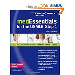 medEssentials for the USMLE Step 1 (Kaplan Medessenitals for the USMLE Step 1) by Michael Manley and Leslie D. Manley