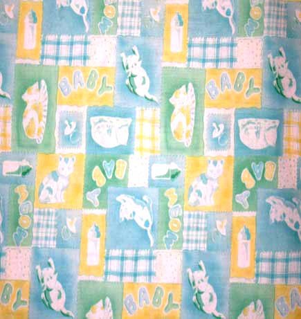 Picture of Cozy SheetWorld Fitted Pack N Play (Graco Square Playard) Sheet - BABY & Cats Print - Made In USA PP3636-W81 (Playard Bedding)