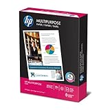 HP Multipurpose Copy/Laser/Inkjet Paper, 96 Brightness, 20 lb, Letter Size, 500 Sheets