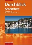 Produkt-Bild: Durchblick GSW: Durchblick 7/8. Erdkunde. Realschule. Niedersachsen. Arbeitsheft
