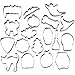 Wilton Halloween Metal Cookie Cutter Set, 18-Piece