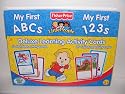 Fisher Price Little People Deluxe Learning & Activity Cards My First Abc's & 123's