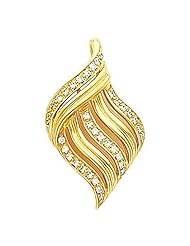 14K Yellow Gold Diamond Pendant - 0.55 Ct. -- LIFETIME WARRANTY