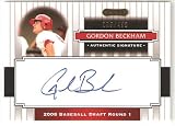 2008 Razor Signature Series #108 Gordon Beckham AU/499 - Chicago White Sox - Autographed Rookie Baseball Card - Shipped in Protective Display Case