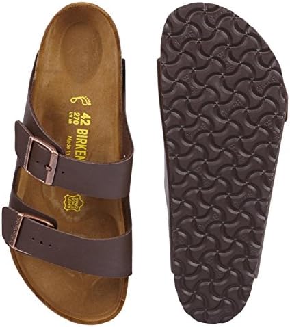 Birkenstock Arizona 'Soft Footbed' Brown Leather Sandals (39 N EU - 8-8.5 US Women)