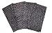 ArtisanStreet's Black & White Dots 2-Ply Batik Napkins. Set of 4. Reversible Construc...